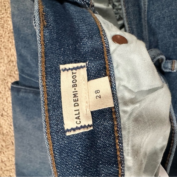 Madewell Boot Cut Jeans Size 28 Medium Wash Cali Demi-Boot - Picture 8 of 9
